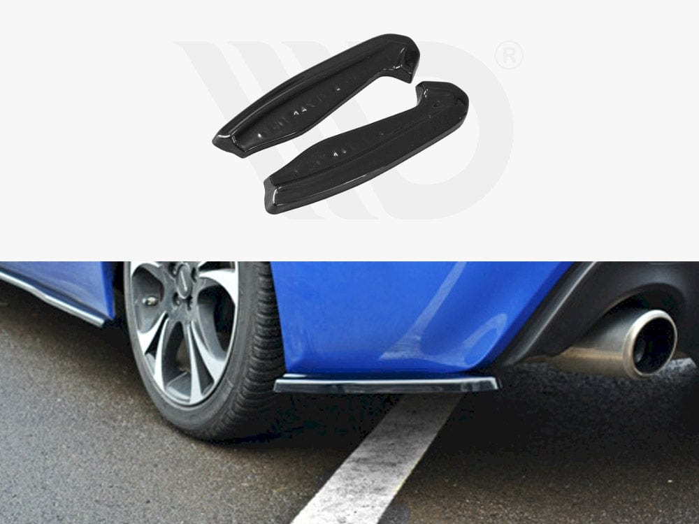 Maxton Design Textured / No Rear Side Splitters V.1 Subaru BRZ Facelift 2017-2020 Maxton Design SR