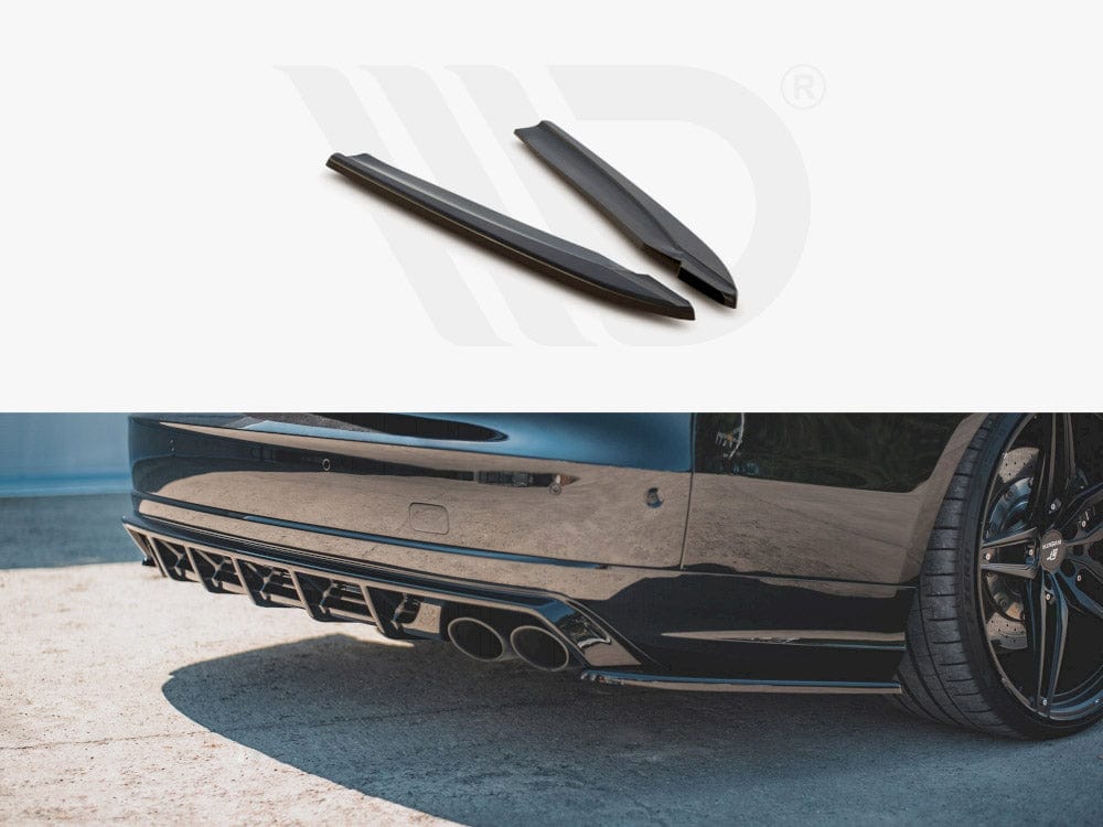Maxton Design Textured / No Rear Side Splitters V.2 Audi S8 D4 Facelift 2015-2017 Maxton Design SR