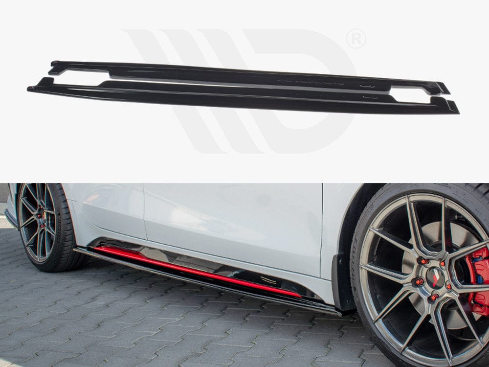 Maxton Design Textured / No Side Skirts Diffusers KIA Proceed GT MK3 2018-2020 Maxton Design SR
