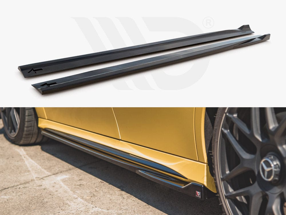 Maxton Design Textured / No Side Skirts Diffusers Mercedes-amg A45 S W177 2019- Maxton Design SR