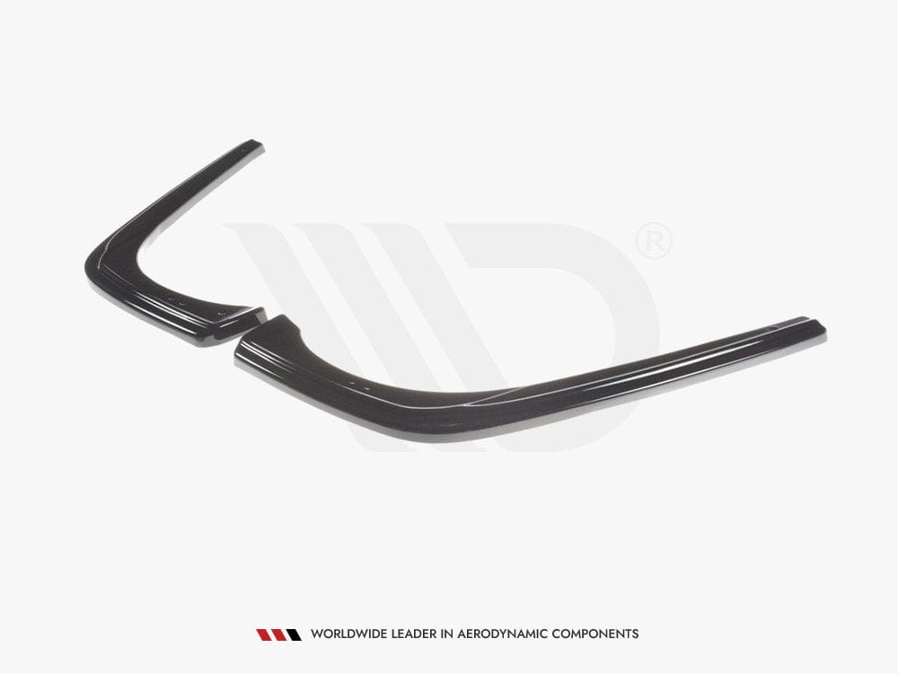 Maxton Design Textured / Orange Rear Side Splitters VW Golf 7.5 Estate 2017-20 Maxton Design SR