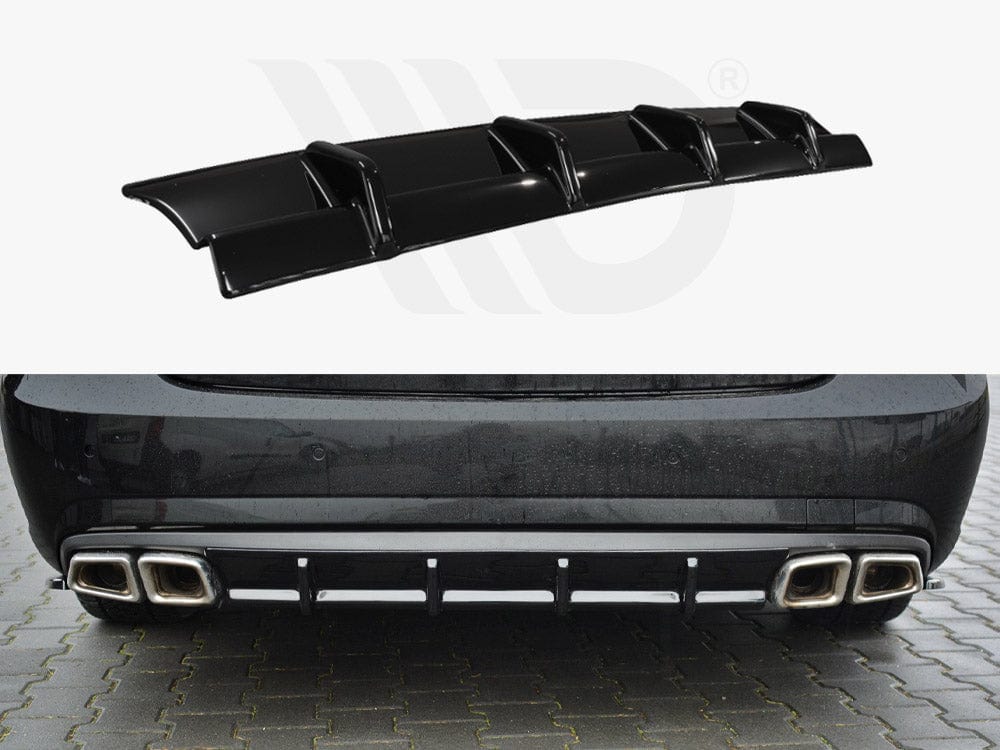 Maxton Design Textured Rear Diffuser Mercedes E-class 212 63 AMG 2009-2012 Maxton Design SR