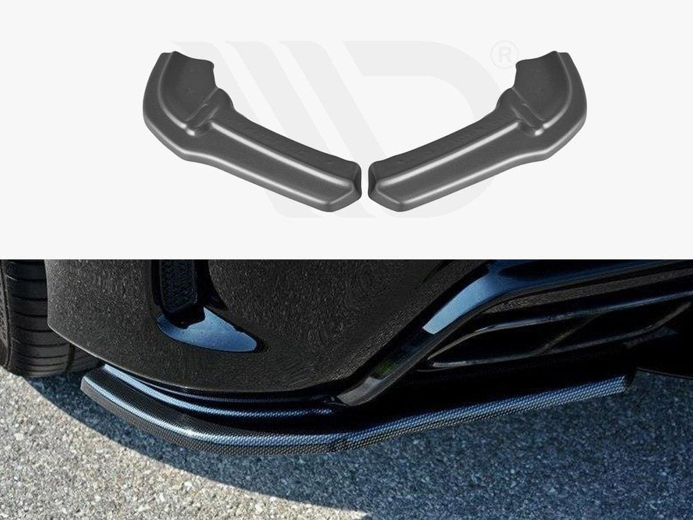 Maxton Design Textured Rear Side Splitters Mercedes A W176 AMG Facelift Maxton Design SR