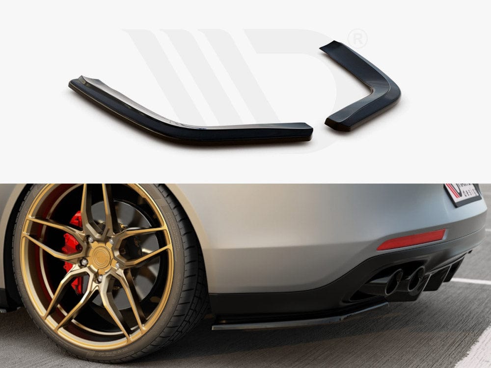 Maxton Design Textured Rear Side Splitters Porsche Panamera GTS 971 2019- Maxton Design SR