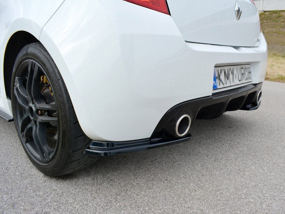 Maxton Design Textured Rear Side Splitters Renault CLIO MK3 RS Facelift 2009-2012 Maxton Design SR