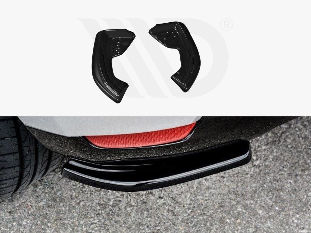 Maxton Design Textured Rear Side Splitters Renault CLIO MK4 Standard 2012-2016 Maxton Design SR