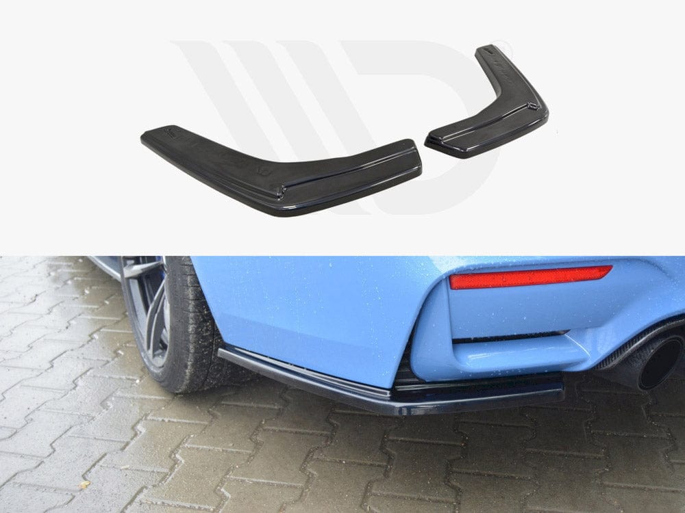 Maxton Design Textured Rear Side Splitters V.1 BMW M4 F82 Maxton Design SR