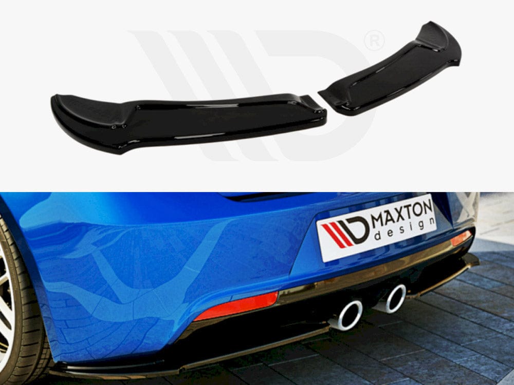 Maxton Design Textured Rear Side Splitters VW Golf VI R Maxton Design SR