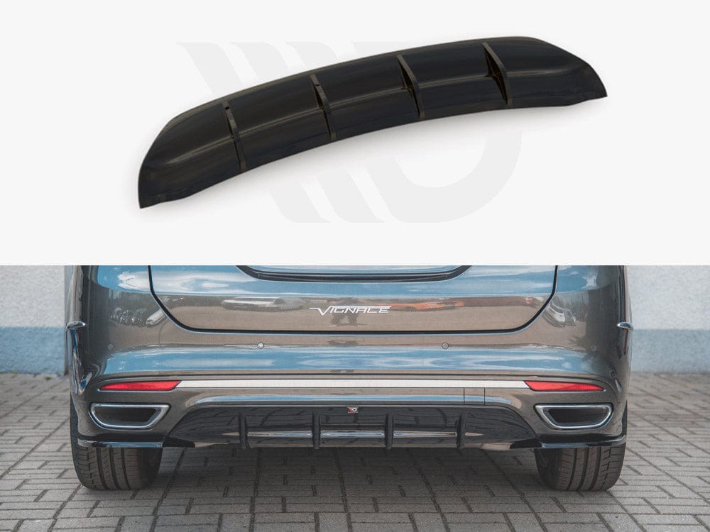 Maxton Design Textured Rear Valance Ford Mondeo Vignale Mk5 Facelift 2019- Maxton Design SR