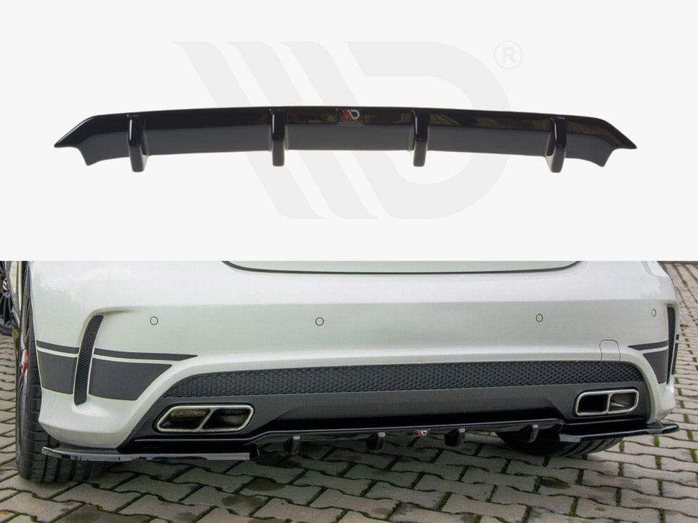 Maxton Design Textured Rear Valance Mercedes A45 AMG W176 2013-2015 Maxton Design SR