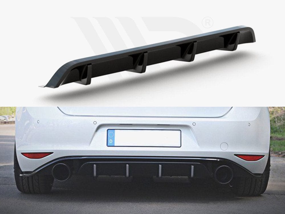 Maxton Design Textured Rear Valance VW Golf Mk7 GTI Clubsport 2016-2017 Maxton Design SR