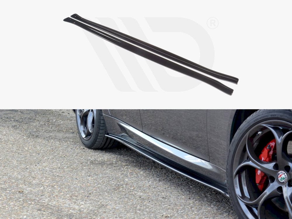 Maxton Design Textured Side Skirts Diffusers Alfa Romeo Giulia Veloce 2015-2019 Maxton Design SR