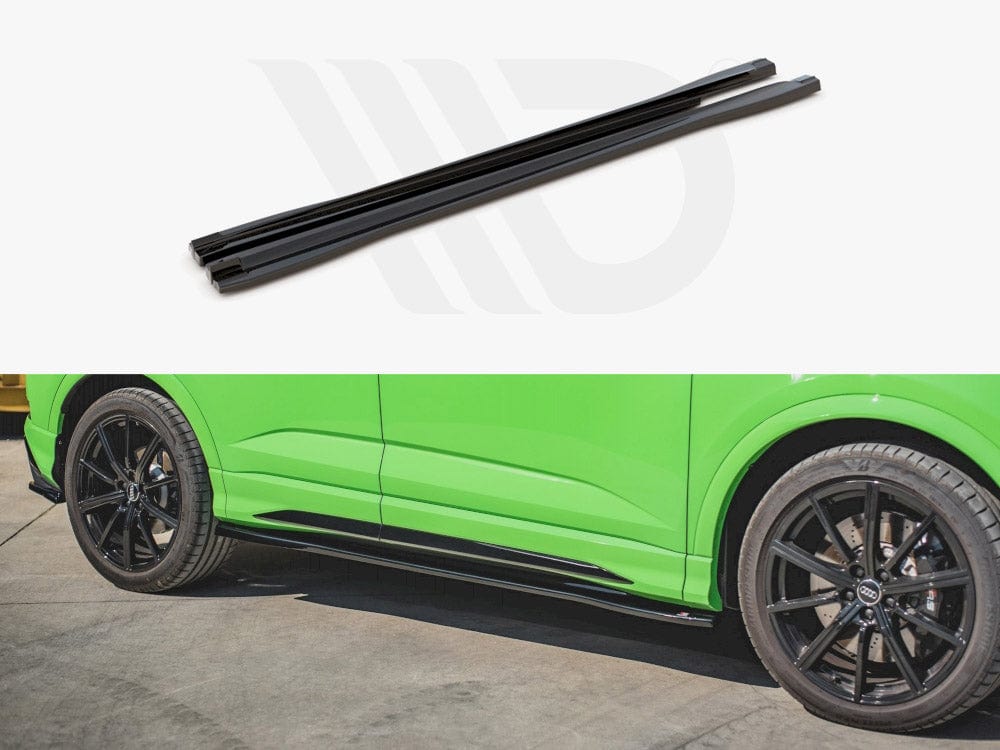 Maxton Design Textured Side Skirts Diffusers Audi RSQ3 / Q3 S-line F3 Maxton Design SR