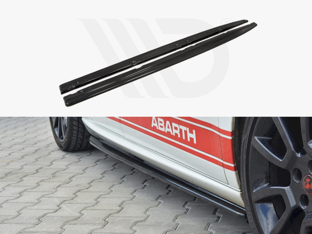 Maxton Design Textured Side Skirts Diffusers Fiat Bravo MK 2 Sport Maxton Design SR