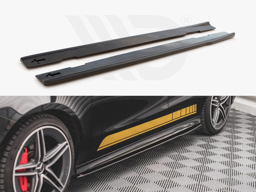 Maxton Design Textured Side Skirts Diffusers Mercedes-AMG CLA 35 / 45 C118 2019- Maxton Design SR