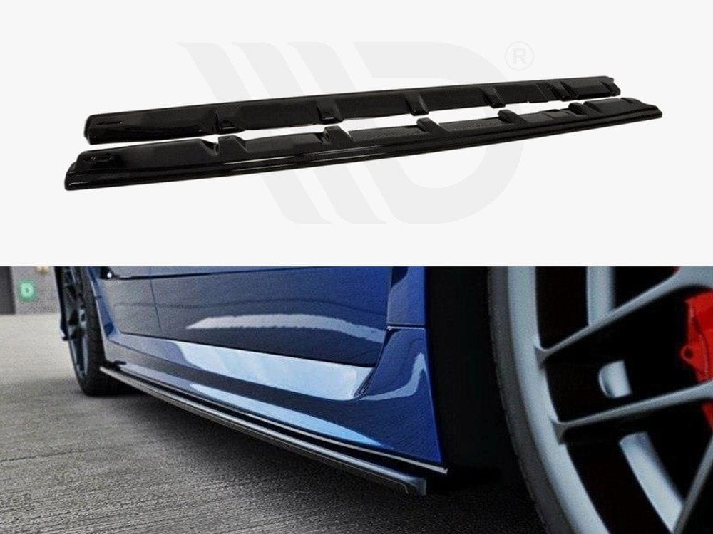 Maxton Design Textured Side Skirts Diffusers Subaru WRX STI Maxton Design SR