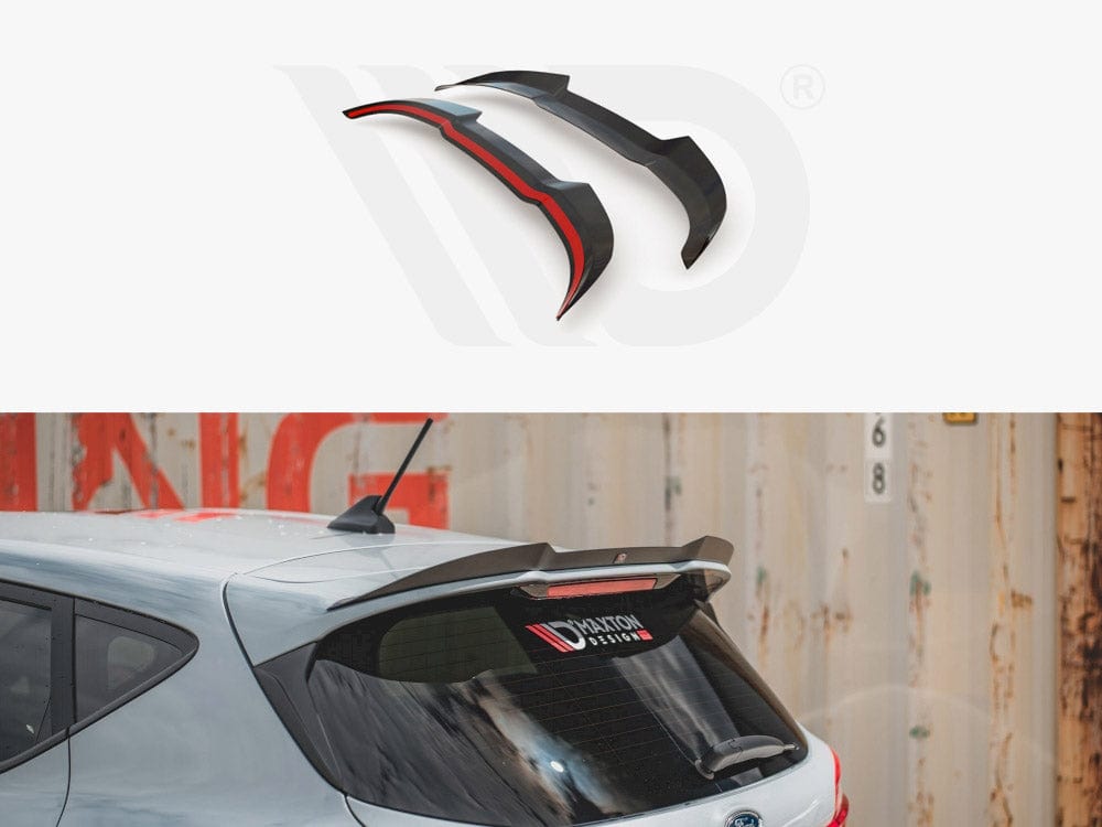 Maxton Design Textured Spoiler CAP V.3 Ford Fiesta MK8 ST / St-line Maxton Design SR