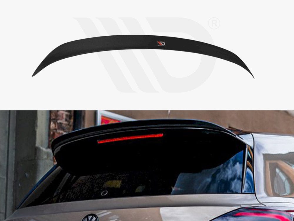 Maxton Design Textured Spoiler Extension CAP Volkswagen Scirocco MK3 R Facelift 2014-2017 Maxton Design SR