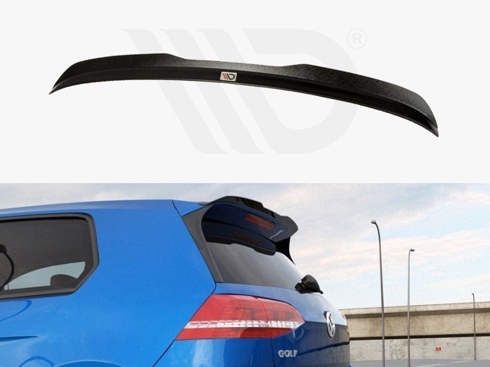 Maxton Design Textured Spoiler Extension VW Golf Mk7 R 2013-2016 Maxton Design SR