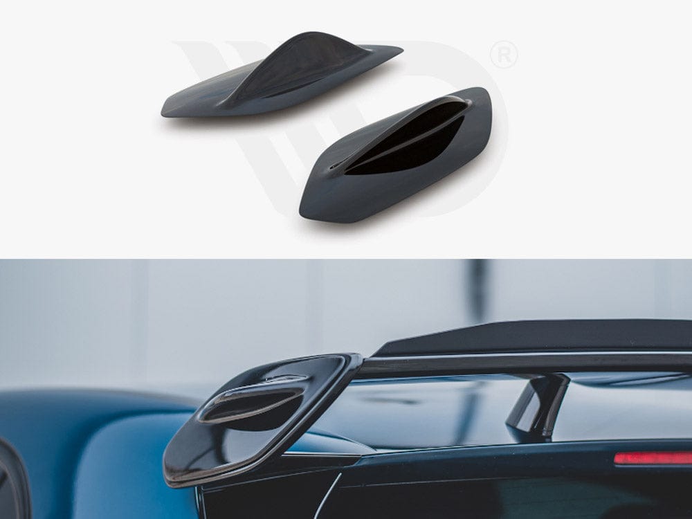 Maxton Design Textured Spoiler Side Extensions Mercedes A35 AMG Hatchback W177 Maxton Design SR