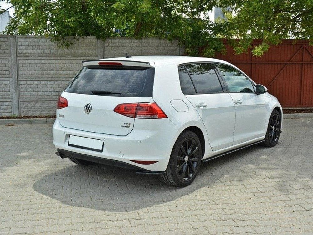 Maxton Design Textured / White Rear Side Splitters VW Golf MK7 Standard 2012-2016 Maxton Design SR