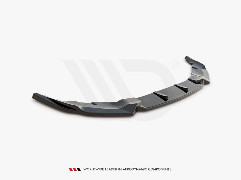 Maxton Design Textured / Yellow Front Splitter Bmw 6 GT M-pack G32 Facelift 2020- Maxton Design SR
