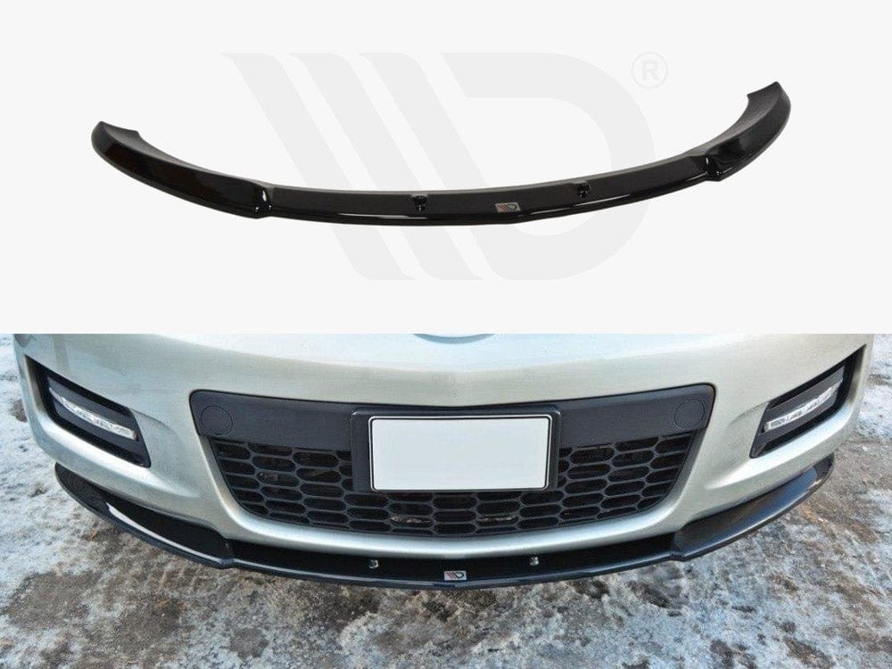 Maxton Design Textured / Yellow Front Splitter Mazda CX-7 Maxton Design SR