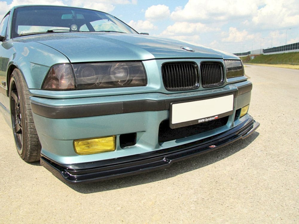 Maxton Design Textured / Yellow Front Splitter V.1 Bmw M3 E36 Coupe 1992-1999 Maxton Design SR