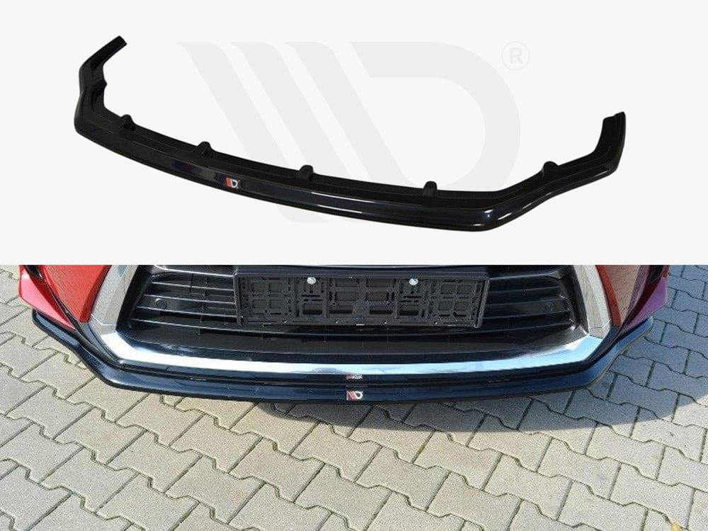 Maxton Design Textured / Yellow Front Splitter V.1 Lexus RX MK4 Maxton Design SR