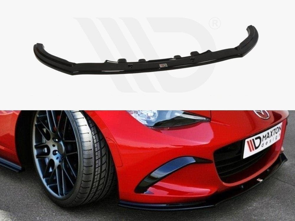 Maxton Design Textured / Yellow Front Splitter V.1 Mazda MX-5 IV 2014-2019 Maxton Design SR