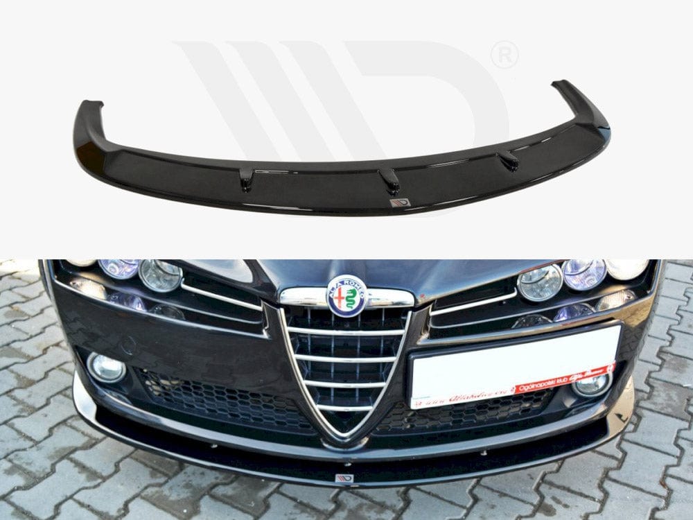Maxton Design Textured / Yellow Front Splitter V.2 Alfa Romeo 159 Maxton Design SR