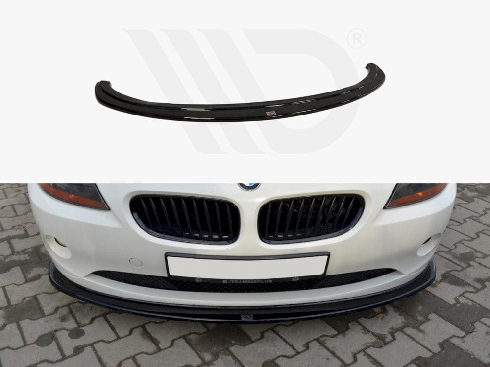Maxton Design Textured / Yellow Front Splitter V.2 Bmw Z4 E85 (Preface) 2002-2006 Maxton Design SR
