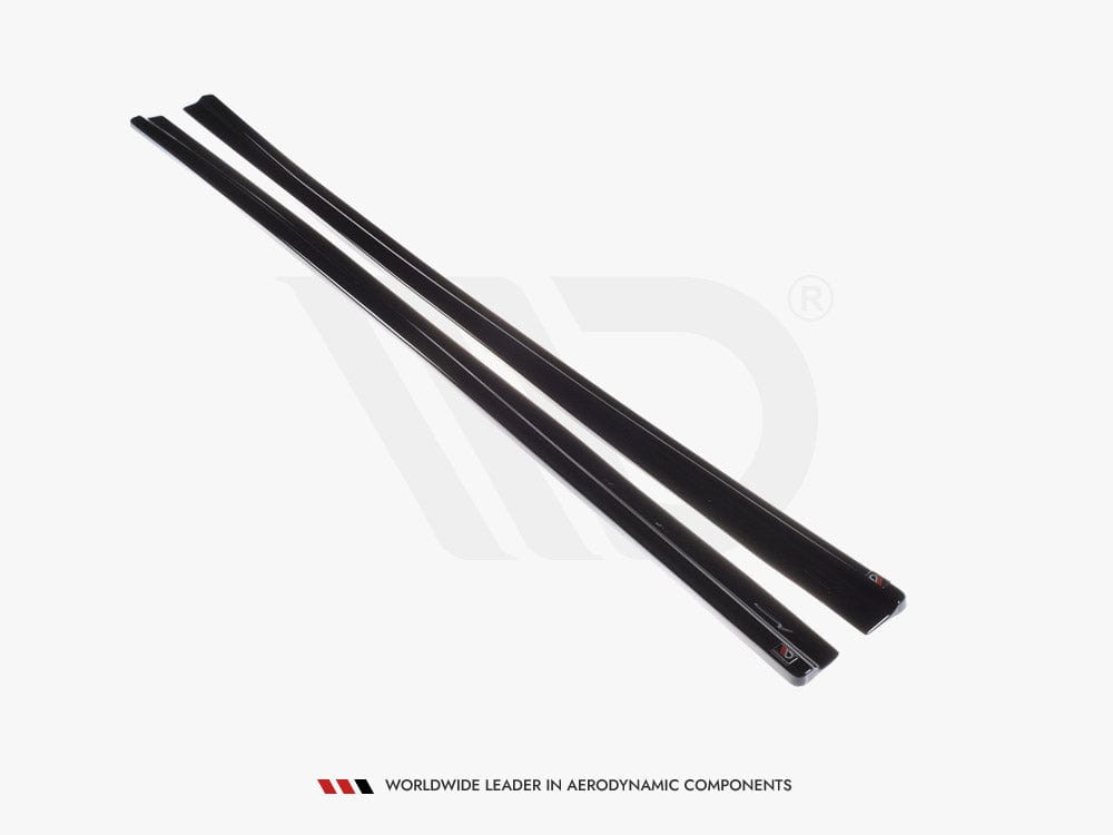 Maxton Design Textured / Yellow Side Skirts Splitters Mercedes-benz S-class Amg-line W222 2013-2017 Maxton Design SR