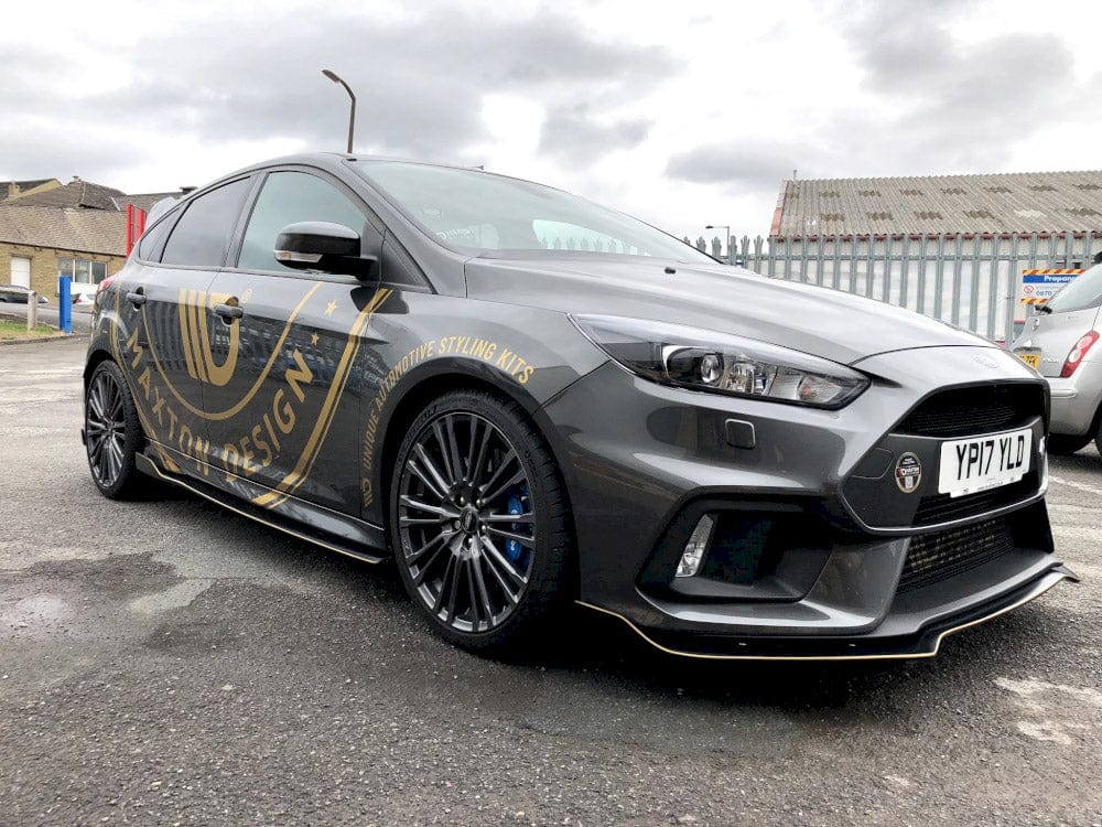 Maxton Design Yellow Side Splitters 'aero' Ford Focus MK3 RS Maxton Design SR