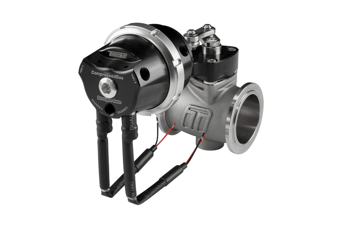 Turbosmart Compressed Gas (CO2) StraightGate40 - Inbuilt Solenoids - 7PSI Black (Control In Cap CO2 Boost Control) TS-0563-1252