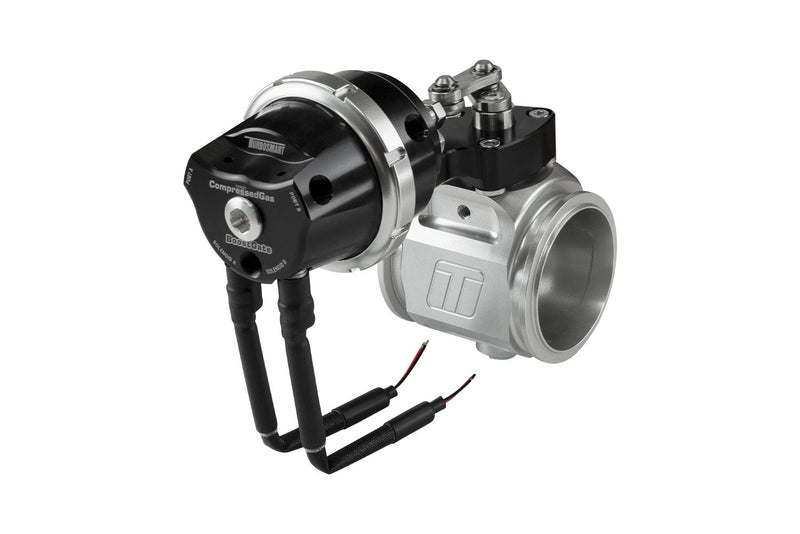 Turbosmart Compressed Gas BoostGate50 7PSI Black - Inbuilt Solenoids (Control In Cap CO2 Boost Control) (TS-0265-1252)