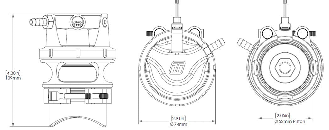 Turbosmart GenV RacePort EM PlumBack (Female Flange) – Sleeper