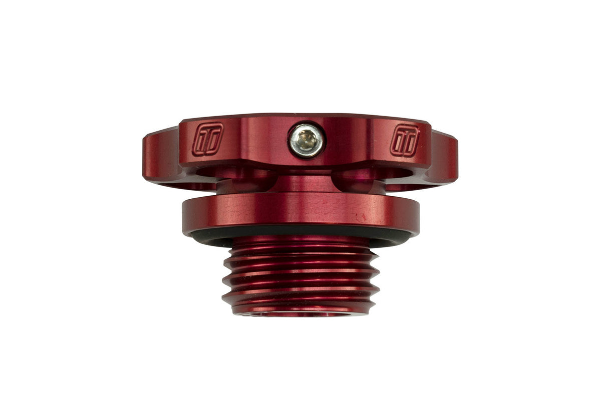 Turbosmart Oil Cap - M32x3.5 - Nissan - Red TS-0891-0374 - image 2