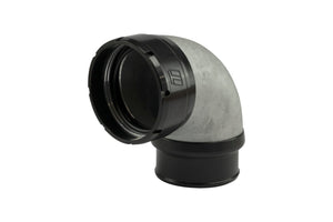 Turbosmart LockSleeve Turbo Adapter Compressor Outlet 2.50" to 90 Elbow Hose Barb 2.50" - Black (TS-199-3023)