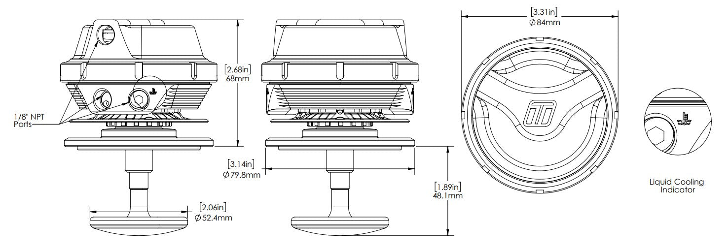 Turbosmart Gas Valve Actuator – 50mm Valve