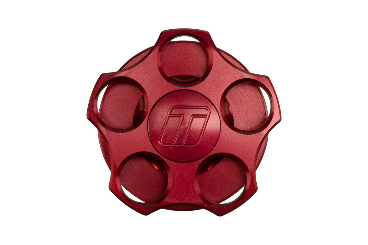 Turbosmart Oil Cap - M37x3 - Toyota - Red TS-0891-0574