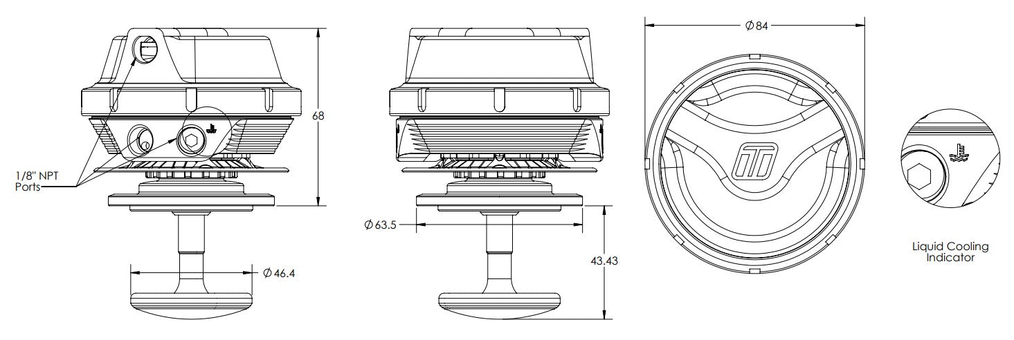 Turbosmart Gas Valve Actuator – 45mm Valve