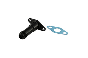 Turbosmart 50.8mm 10AN 75mm Extended Oil Drain Black (TS-199-3012)