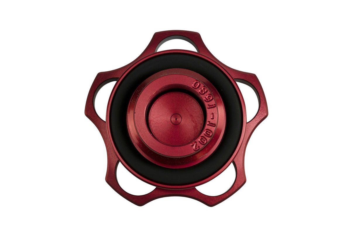 Turbosmart Oil Cap - M32x3.5 - Nissan - Red TS-0891-0374 - image 3