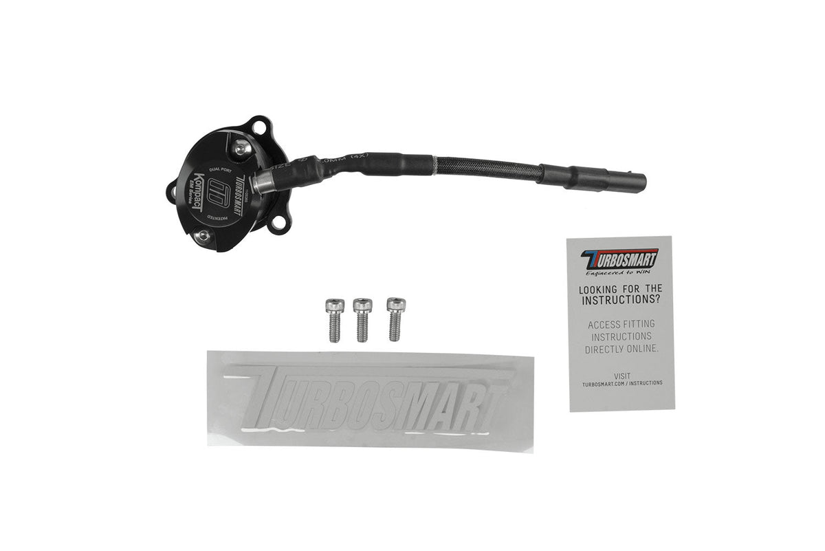 Turbosmart BOV Kompact EM Dual Port VR34 - Jeep JL Wrangler w/ 2.0T from 2024-Current - Black - image 6