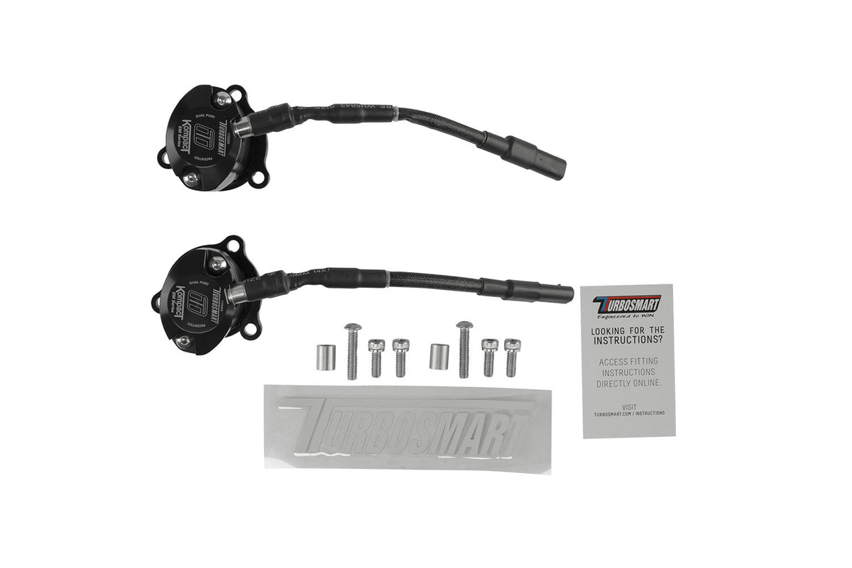 Turbosmart BOV Kompact EM Dual Port VR32 - Suits 3.0 Hurricane SO & HO (RAM 1500 & Jeep Wagoneer) - Black TS-0223-1041 - image 6
