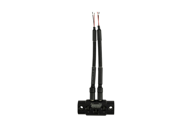 Turbosmart Compressed Gas Solenoid Manifold Block - Black (TS-0704-1501)