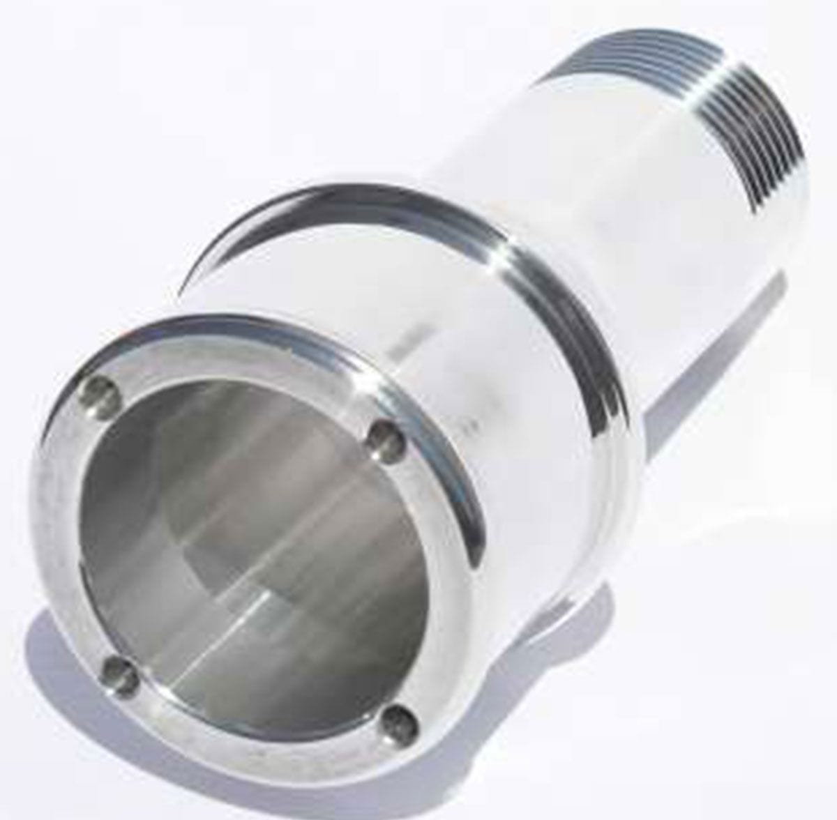MEZIERE 1 3/4" Hose Connection Meziere Inlet Fitting,Extended Length For 100 Series Electric Water Pumps Polished Finis SR