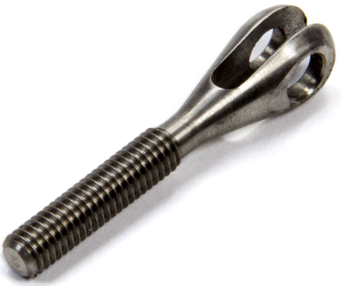MEZIERE 10-32 R/H Male Thread, 1/8" Slot With 3/16" Bolt Hole Meziere Threaded Clevis Stainless Steel MZTC1032 SR