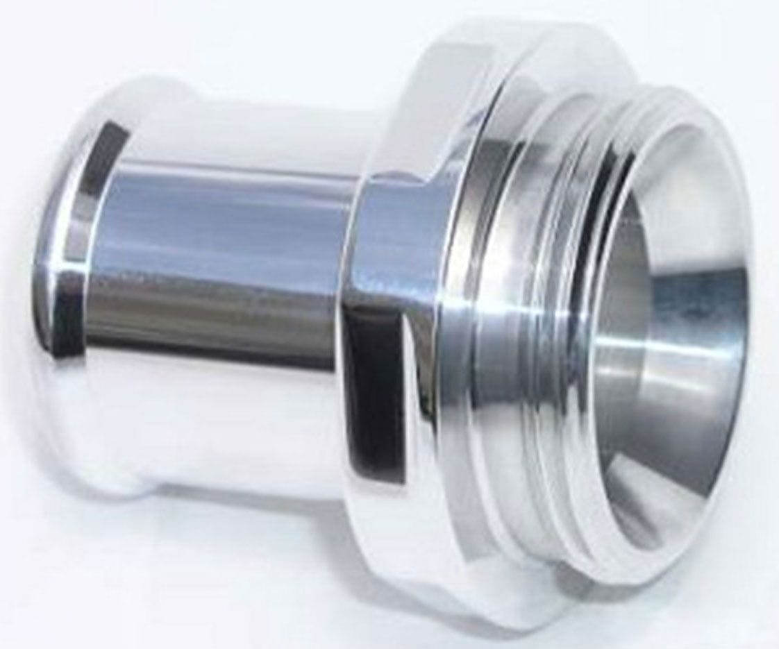 MEZIERE Meziere Water Neck Fitting, For 1-1/4" Hose, Chrome Finish MZWN0031C SR